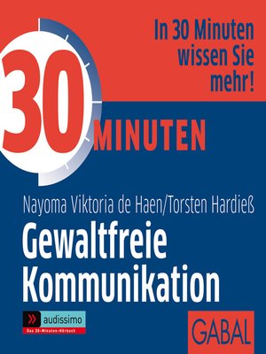 cover image of 30 Minuten Gewaltfreie Kommunikation